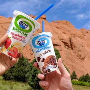 Nothing like the great outdoors and a f'real to kick-start your week!